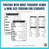 SPANISH POSTERS BUNDLE: HIGH FREQUENCY VERBS, REJOINDERS, 