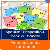 SPANISH PREPOSITION DECK OF CARDS & GAMES | GAMIFICATION F