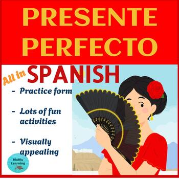 Preview of SPANISH PRESENT PERFECT: Intro to rules and lots of practice!!
