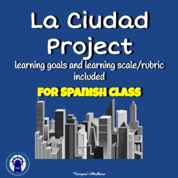 Preview of SPANISH Printable Project: La Ciudad