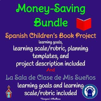 Preview of SPANISH Projects Bundle: Children's Book and Sala de Clase de Mis Sueños