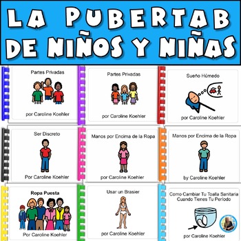 Preview of Pubertad y Adolescencia Mujeres y Hombres Autismo SPANISH Puberty Social Stories