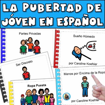 Preview of Pubertad y Adolescencia en Hombres y Niños Autismo SPANISH Puberty Social Story