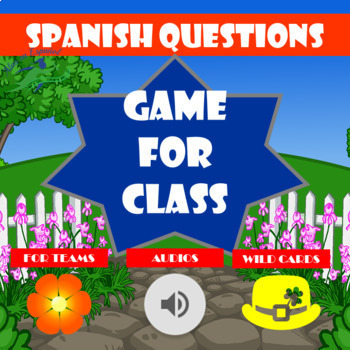 Preview of SPANISH QUESTIONS CAREER | GAMIFICATION FOR CLASS [ALL LEVEL OF EDUCATION]