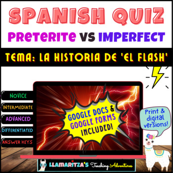 SPANISH QUIZ: Preterite vs Imperfect Tense - The Story of The Flash