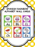 SPANISH RAINBOW ALPHABET WALL CARDS