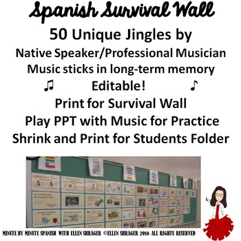 Preview of 0003 SPANISH ROOM DECORATIONS - 50 MUSICAL SURVIVAL EXPRESSIONS