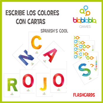 Preview of SPANISH’S COOL: LEER, ESCRIBIR Y DELETREAR LOS COLORES – ESPAÑOL