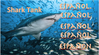 Preview of SPANISH-SHARK TANK-EDITABLE-DISTANT LEARNING SUBJUNCTIVE/PRETERITE/IMPERATIVE