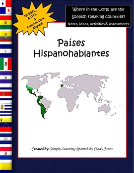 Preview of DISTANCE LEARNING SPANISH SPEAKING COUNTRIES *No Prep Bundle!