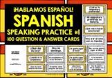 SPANISH SPEAKING PRACTICE CARDS #1