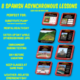 SPANISH SUBSTITUTE LESSONS, MENTAL HEALTH BREAK, VIRTUAL SNOW DAY