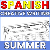 SPANISH SUMMER CREATIVE WRITING PROMPTS ACTIVITY - FUN ROL
