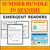 SPANISH SUMMER EMERGENT READERS AND HANDWRITING BUNDLE (EL