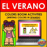 SPANISH SUMMER: WRITING COLORS IN SPANISH (EL VERANO/LOS C