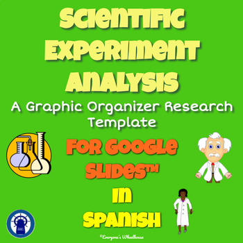 Preview of SPANISH Scientific Experiment Analysis Research Organizer for Google Slides™