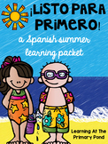 SPANISH Summer Homework Pack for Kindergarten / Rising Fir