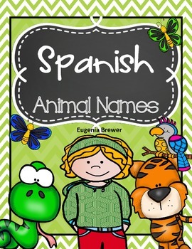 Preview of Animal Names in Spanish / Nombres de Animales
