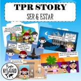 SPANISH TPR STORY "EMI Y AKIO" - ser/estar