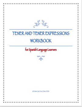 Preview of SPANISH - Tener & Tener EXPRESSIONS mini-WORKBOOK