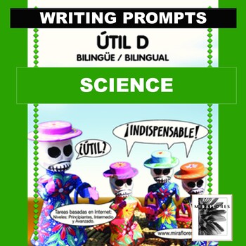 Preview of SPANISH WRITING PROMPTS - HS + JC - Culture! SCIENCE  ¨D¨