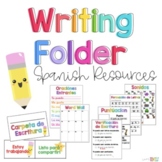 SPANISH Writing Folder Resources | Carpeta de Escritura | 