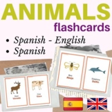 Spanish flashcards Animals (Animales)