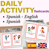 SPANISH daily activities flashcards | Daily routine Spanis
