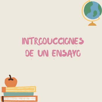 Preview of SPANISH essay resource - Introducciones