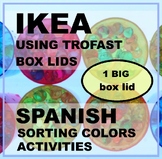 SPANISH - sorting colors activity using TROFAST / FLISAT b