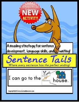 Preview of Reading and Writing a Sentence With Visual Support for Autism and ELL
