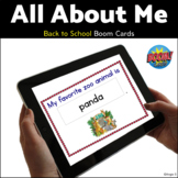 SPED All About Me BOOM CARDS™ | Digital Resource for Speci