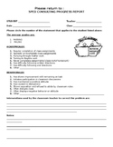 SPED Consulting Teacher Form