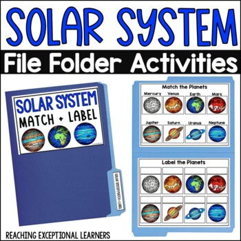 Preview of Solar System File Folder Activity