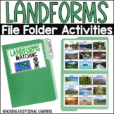 Landforms File Folder Activity