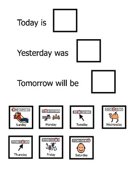 SPED Interactive Calendar/Morning Meeting Book PECS by Awesome Autism