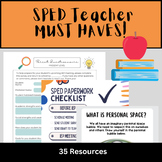 SPED, Intervention Specialist: Must Haves!