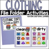 Clothing File Folder Activities