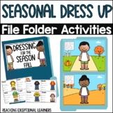 Dress Up for the Seasons File Folder Activities