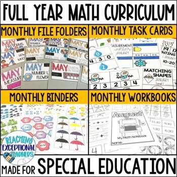 Preview of Special Education Math Curriculum