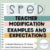 SPED Modification Examples and Expectations Sheet