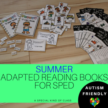 Preview of Adapted Books for Special Education Summer