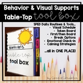 SPED Table Top Tool Box: Visual & Behavior Supports for Daily Use