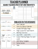 SPED Teacher Planner 2024-2025 SY