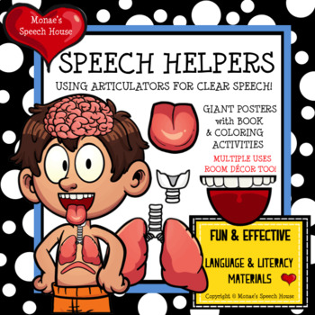 Preview of Better Speech and Hearing Month SPEECH HELPERS Room Decor Poster BHSM