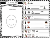 SPEECH THERAPY Back to School ALL ABOUT ME Autism Visual ©