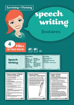 distinct features of speech and writing