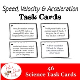 Speed, distance, and time | Task Cards | Math | Science