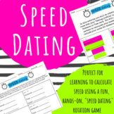 SPEED Dating activity - Physics, Physical Science, motion