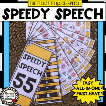 Preview of SPEEDY SPEECH  ARTICULATION THERAPY 